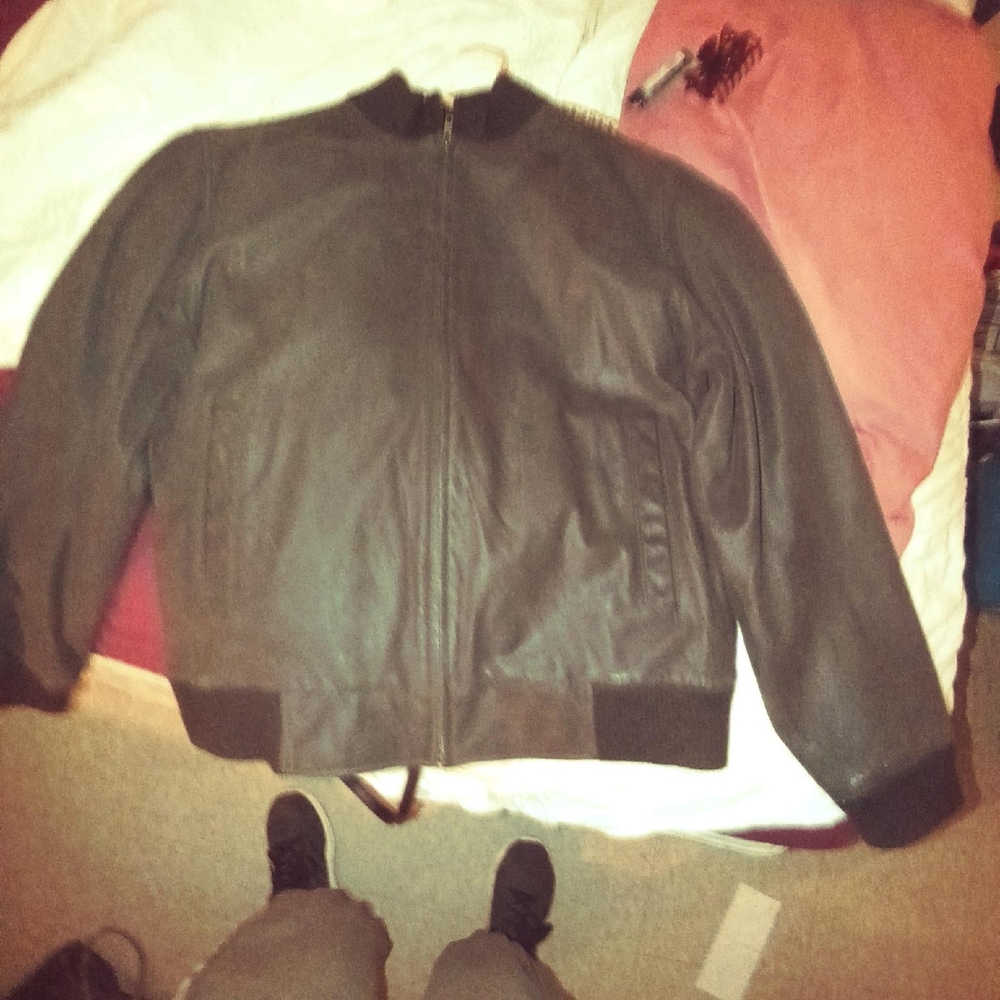 Leather jacket